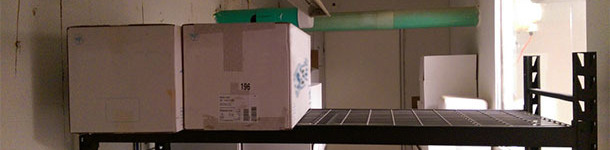 Biosecure entry of supplies for swine production facilities