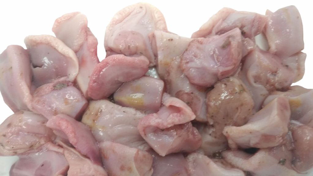 照片1：死亡仔猪的舌头样本。
