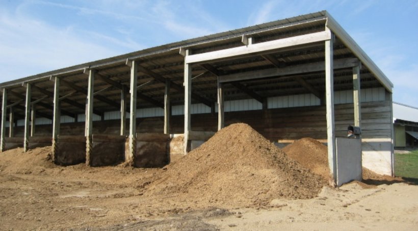 图2：堆肥点的混凝土结构。资料来源：明尼苏达州污染控制局