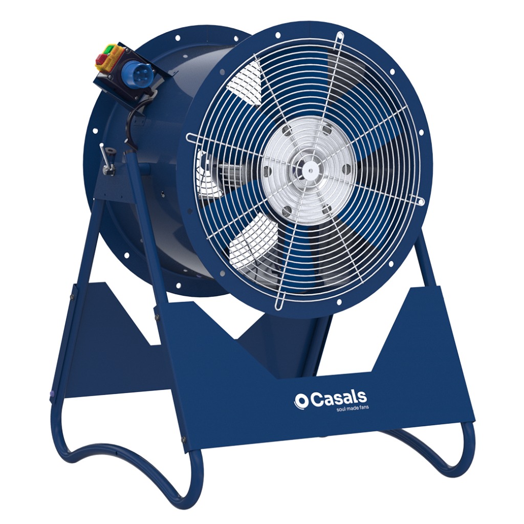 Casals HI ventilador portátil con chorro de aire dirigilble para refrescar espacios amplios