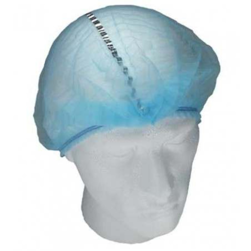 Czapki wykrywalne przez detektory metali z wkładkami