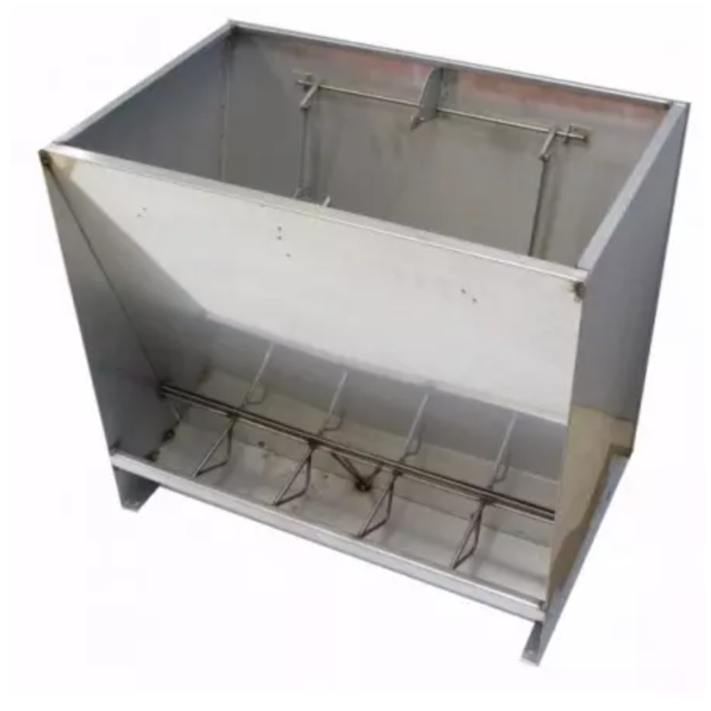 Tramoggia FM in acciaio inox con 5 doppie aperture