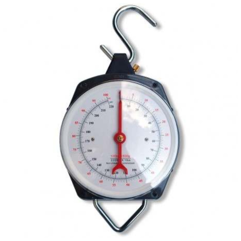 Dynamomètre de 100 kg avec graduation de 500 g