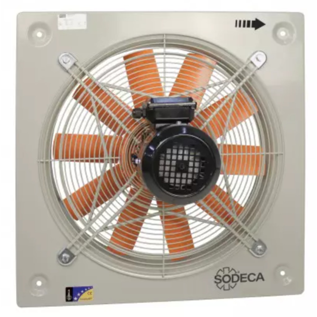 Ventilatore elicoidale monofase da parete Sodeca HC