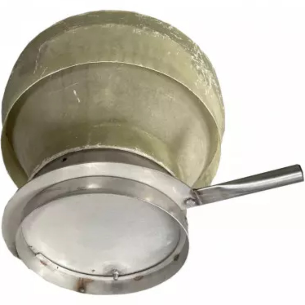 Fermeture manuelle en acier inoxydable pour silo polyester vert de 2500 kg