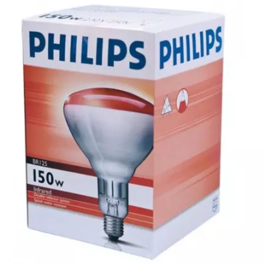 Lampadina riscaldante Philips da 150 watt