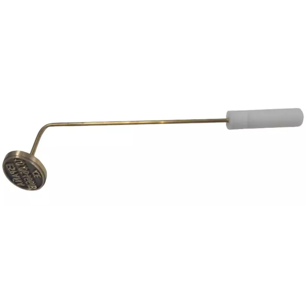 Bronze stamp for fire marking 30cm with welded rod