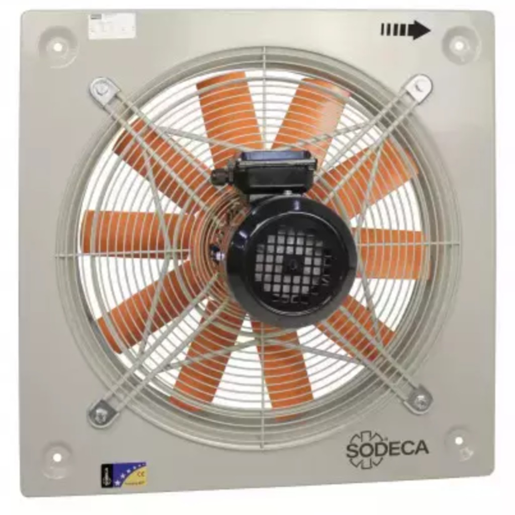 Sodeca HC three-phase helical wall fan